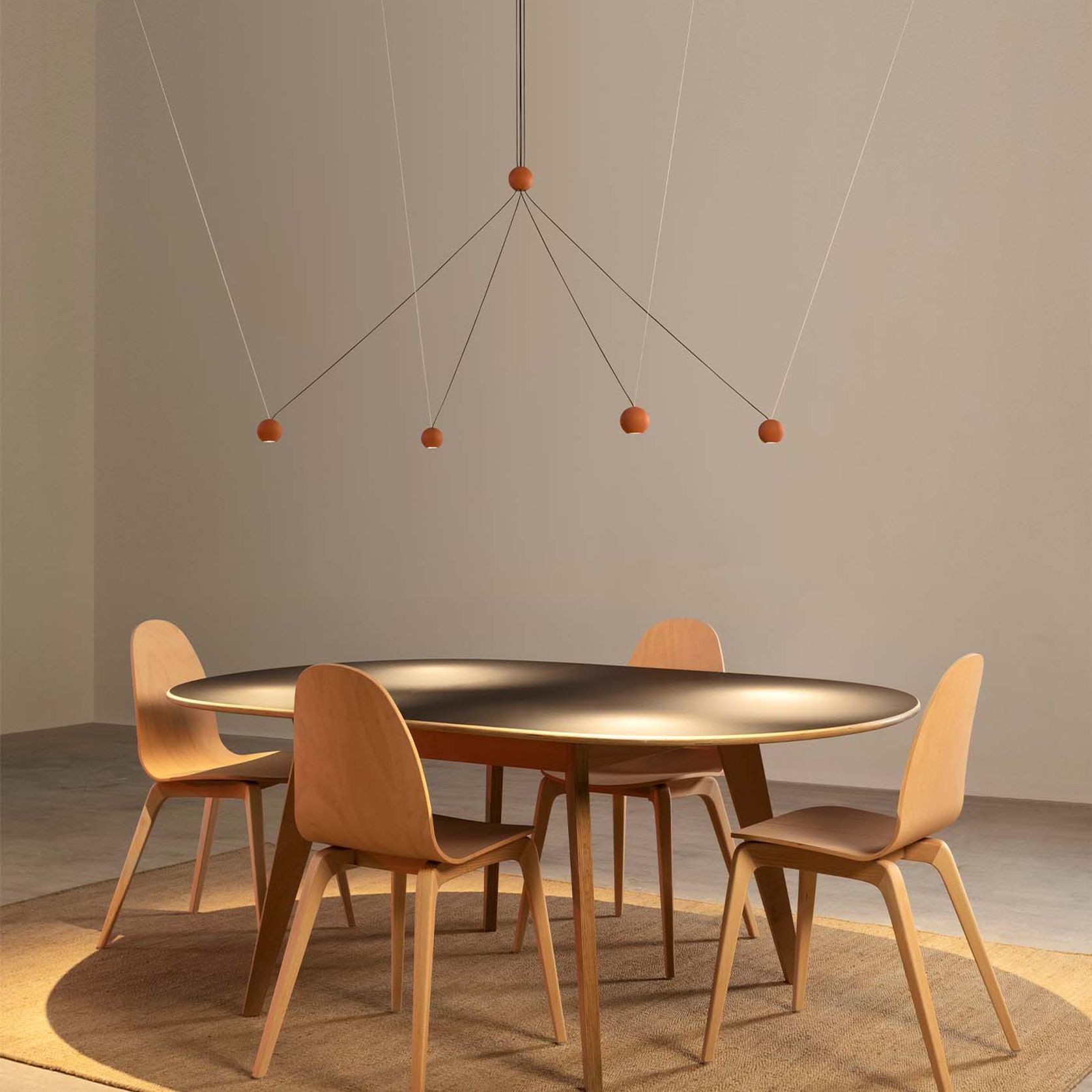 Compass Cluster Pendant Light gallery detail image