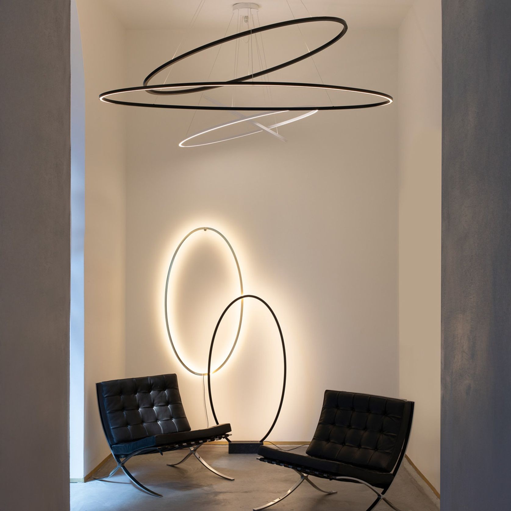 Ellisse Double Pendant Light gallery detail image