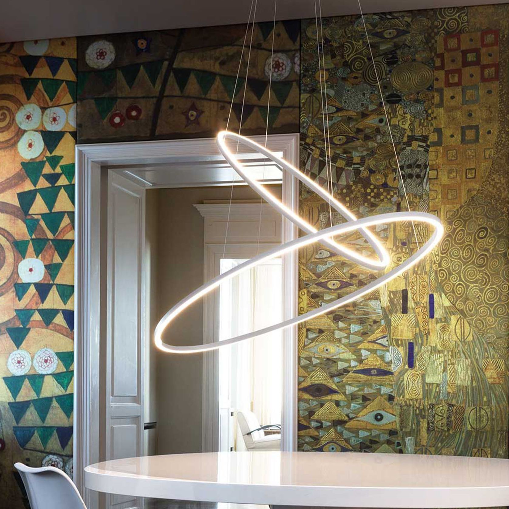 Ellisse Double Pendant Light gallery detail image