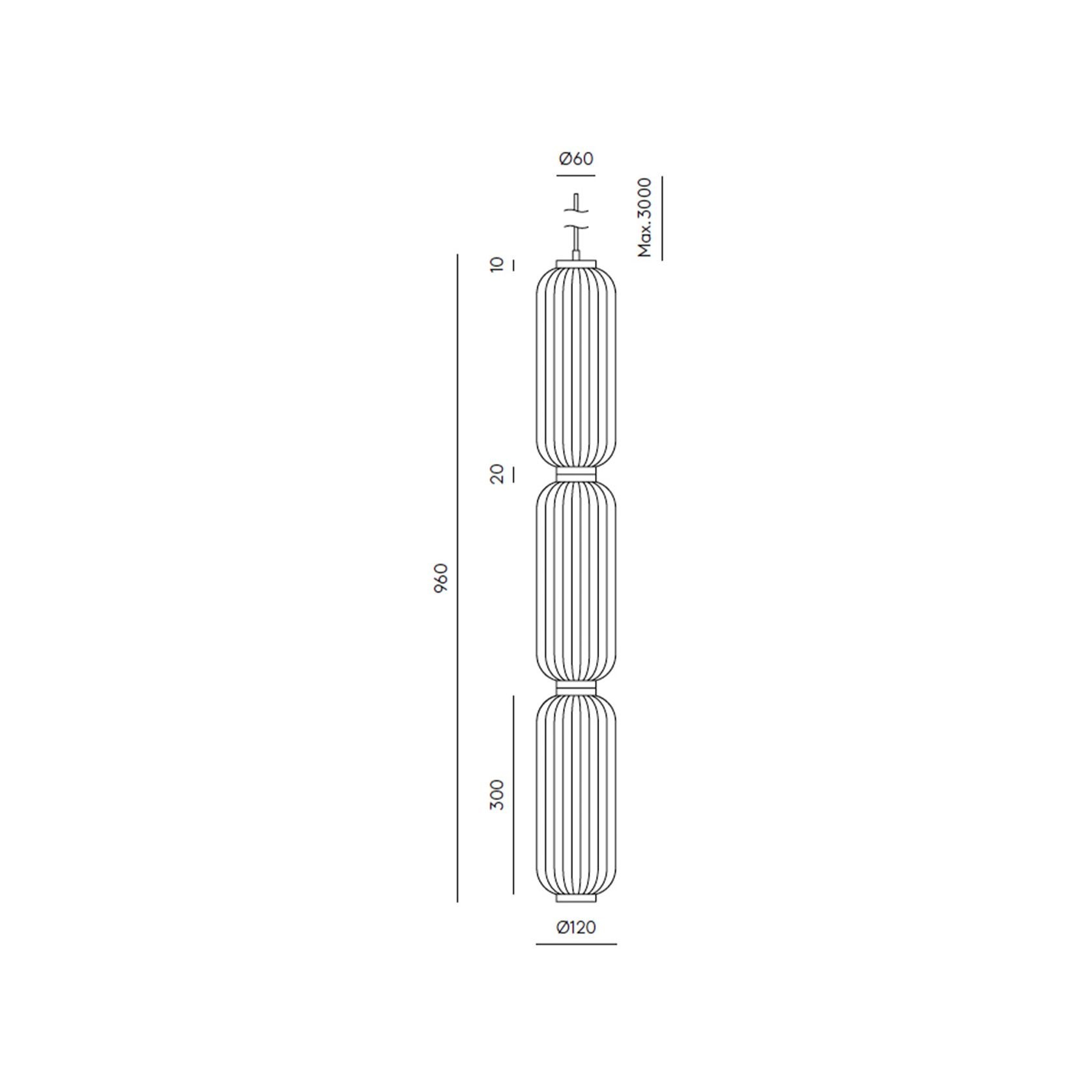 Elma 3lt Pendant Light gallery detail image