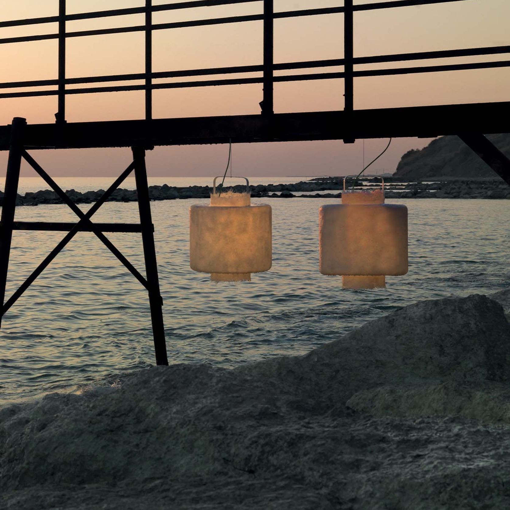 Kimono Outdoor Pendant Light gallery detail image