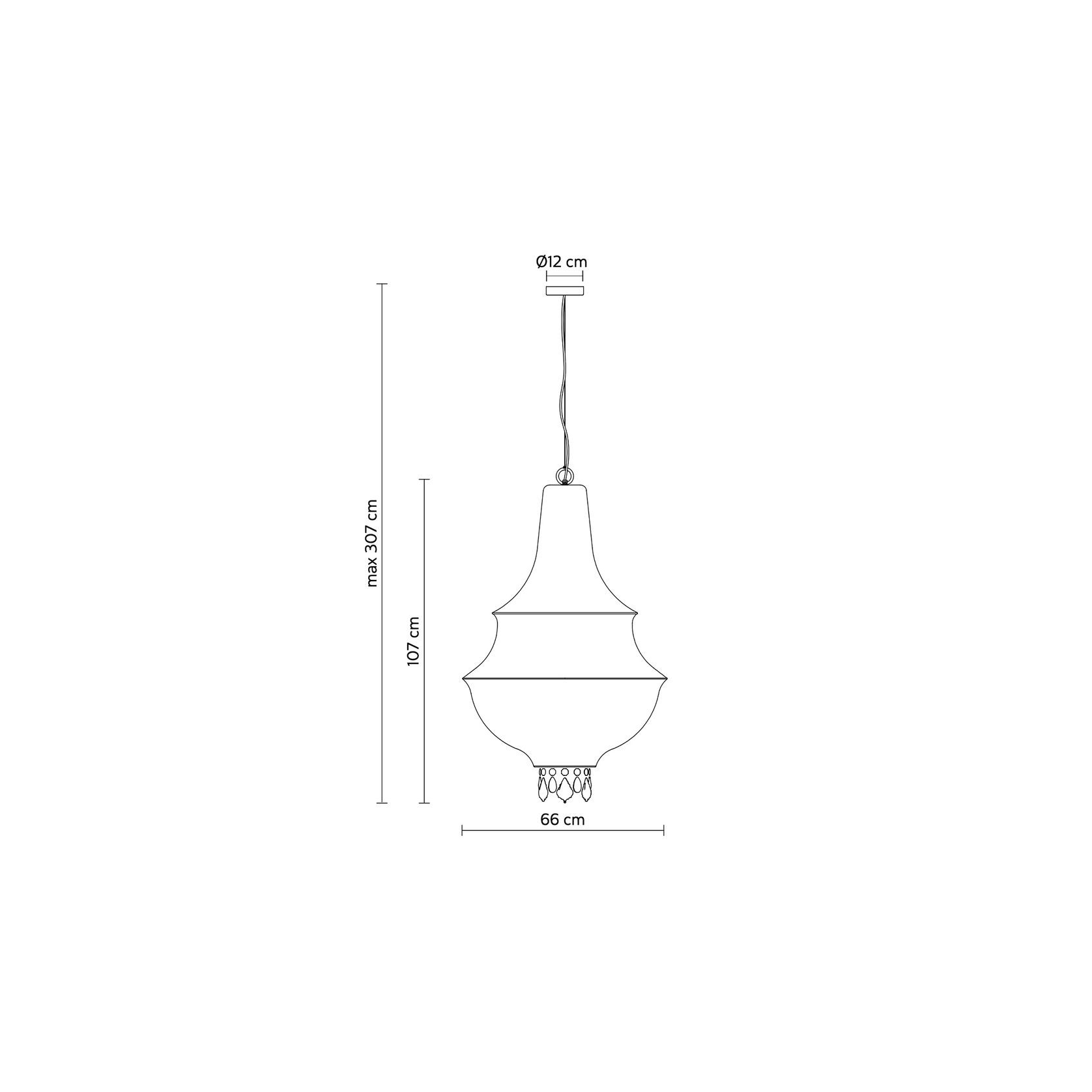 Lady D Pendant Light gallery detail image