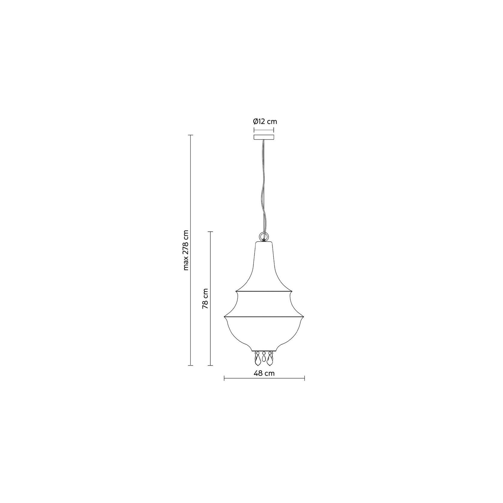Lady D Pendant Light gallery detail image