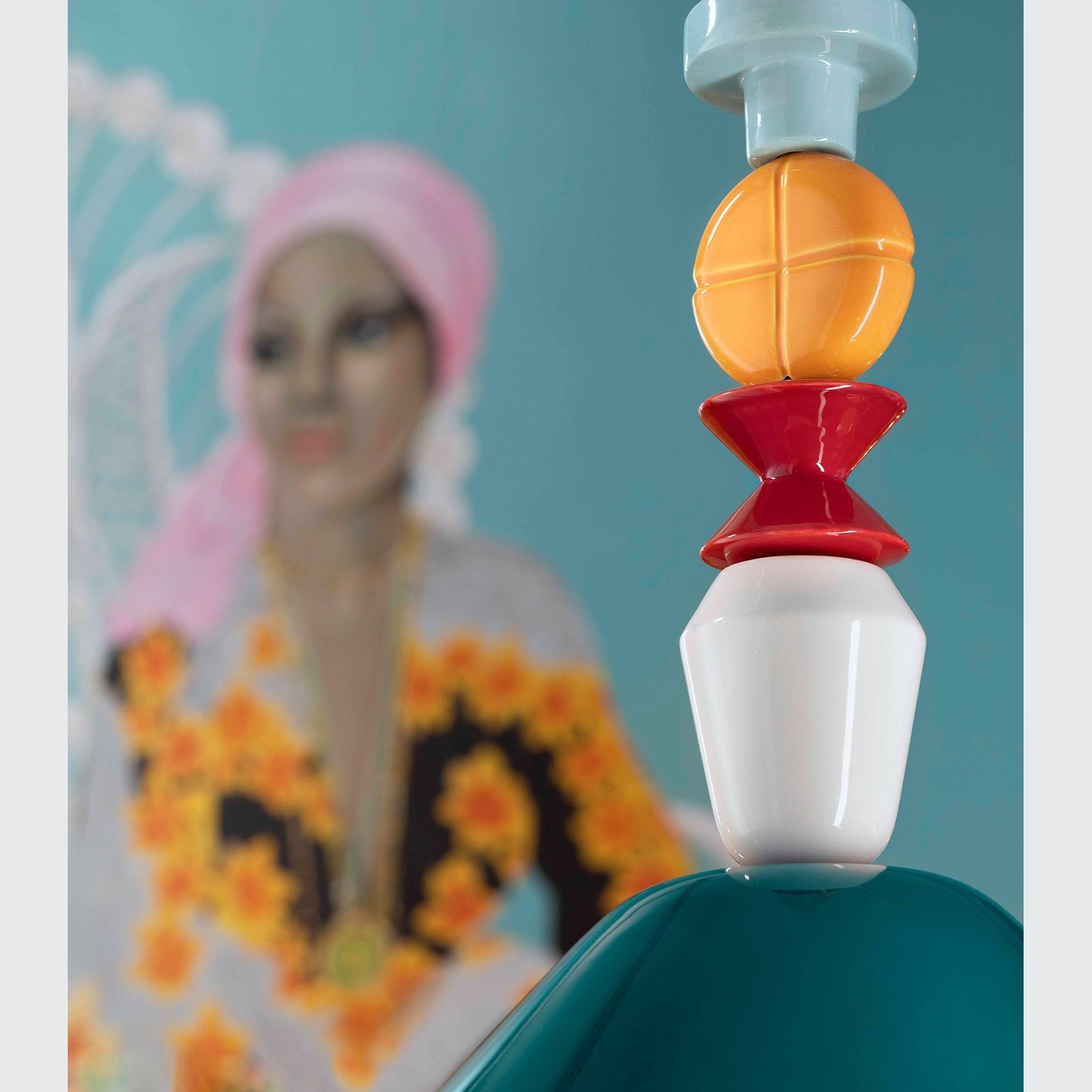 Lariat Diamond Pendant Light gallery detail image