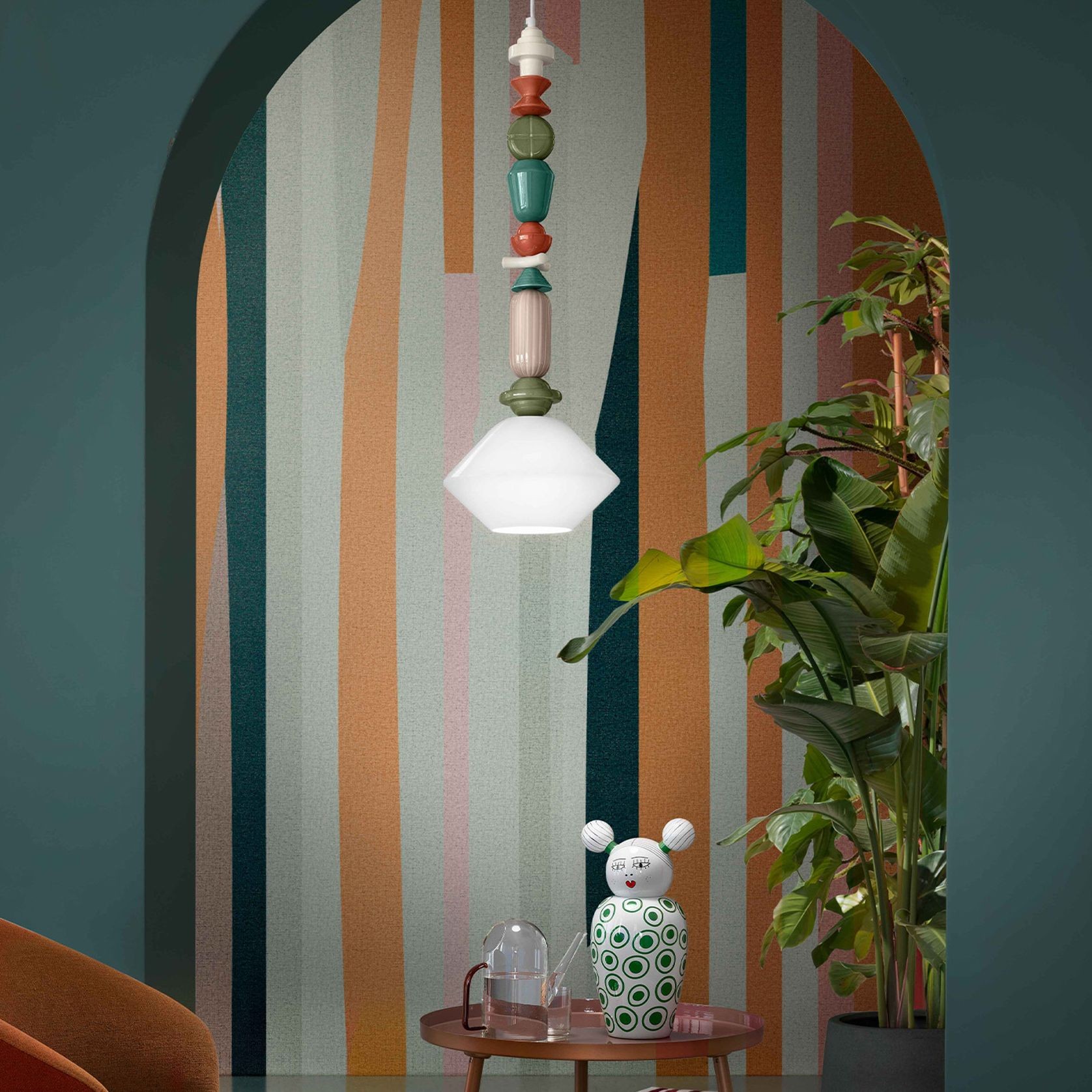 Lariat Diamond Pendant Light gallery detail image
