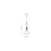Lariat Diamond Pendant Light gallery detail image
