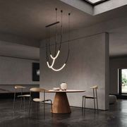 Leda 3lt Curve Pendant Light gallery detail image