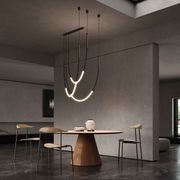 Leda 3lt Curve Pendant Light gallery detail image
