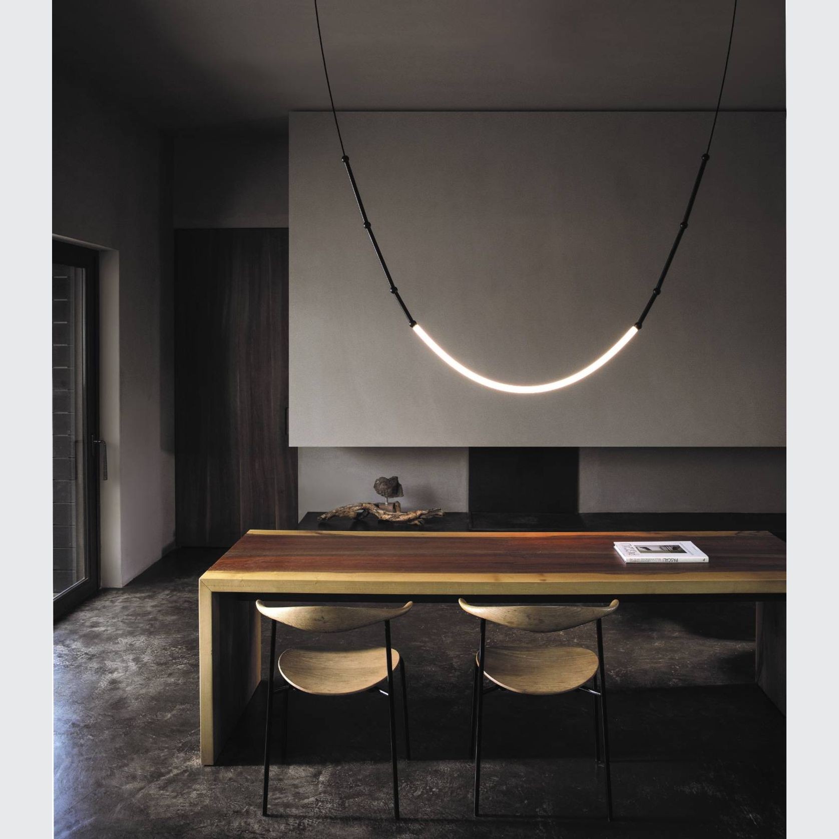 Leda Curve Pendant Light gallery detail image