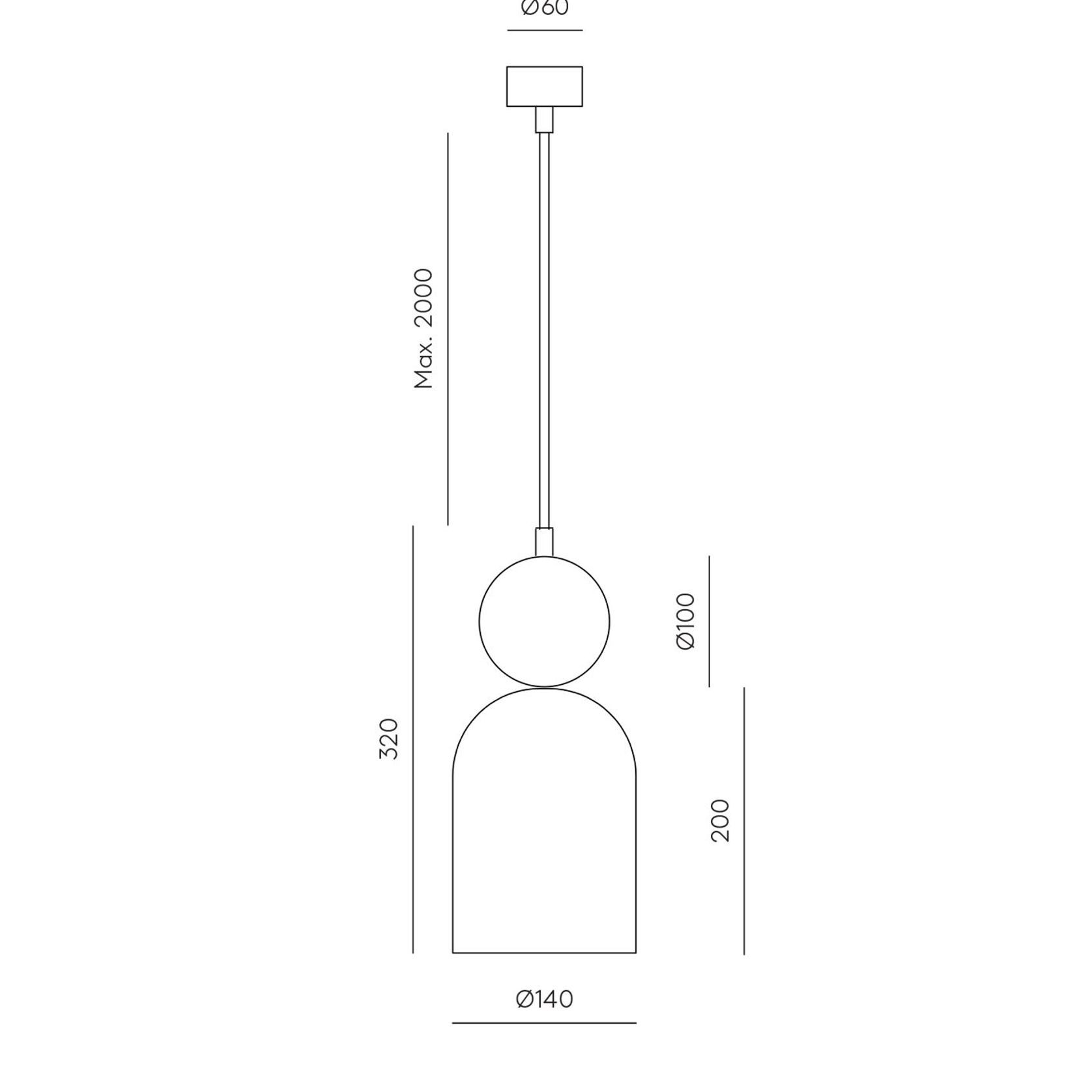 Bell Copo Pendant Light gallery detail image