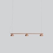 Blush Rail 3lt Pendant Light gallery detail image