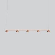 Blush Rail 5lt Pendant Light gallery detail image