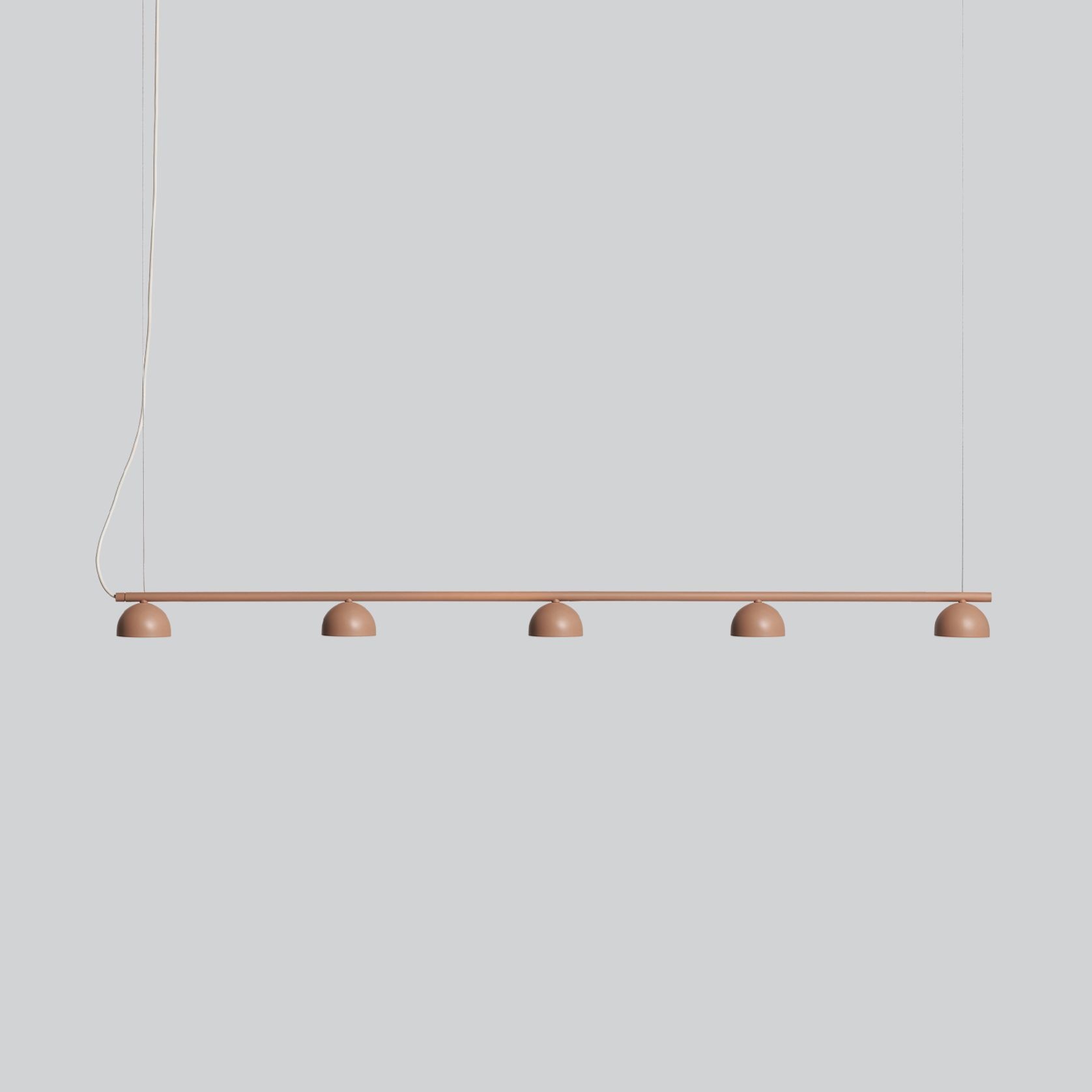 Blush Rail 5lt Pendant Light gallery detail image