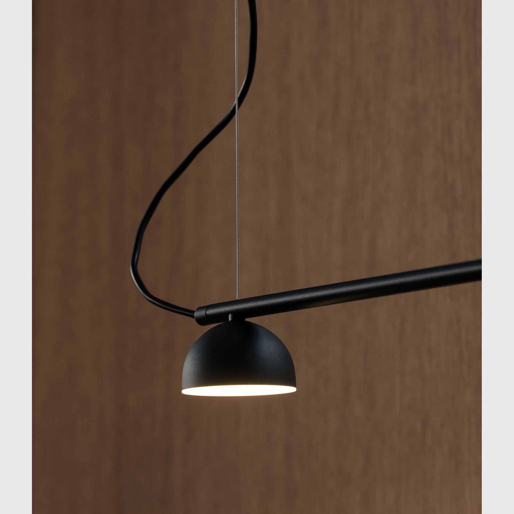 Blush Rail 3lt Pendant Light gallery detail image