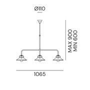 Cascina Suspension Pendant gallery detail image