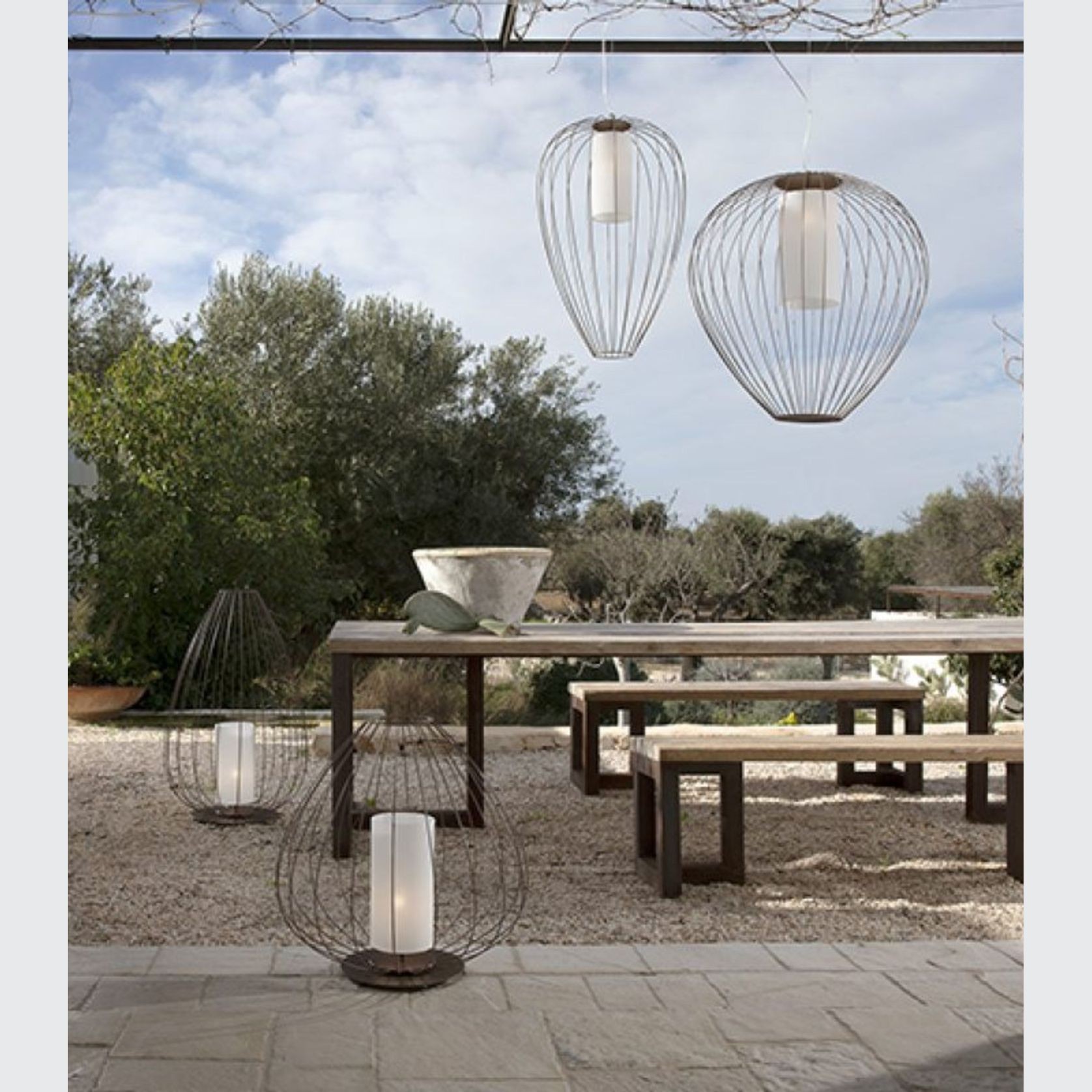 Cell Outdoor Pendant Light gallery detail image