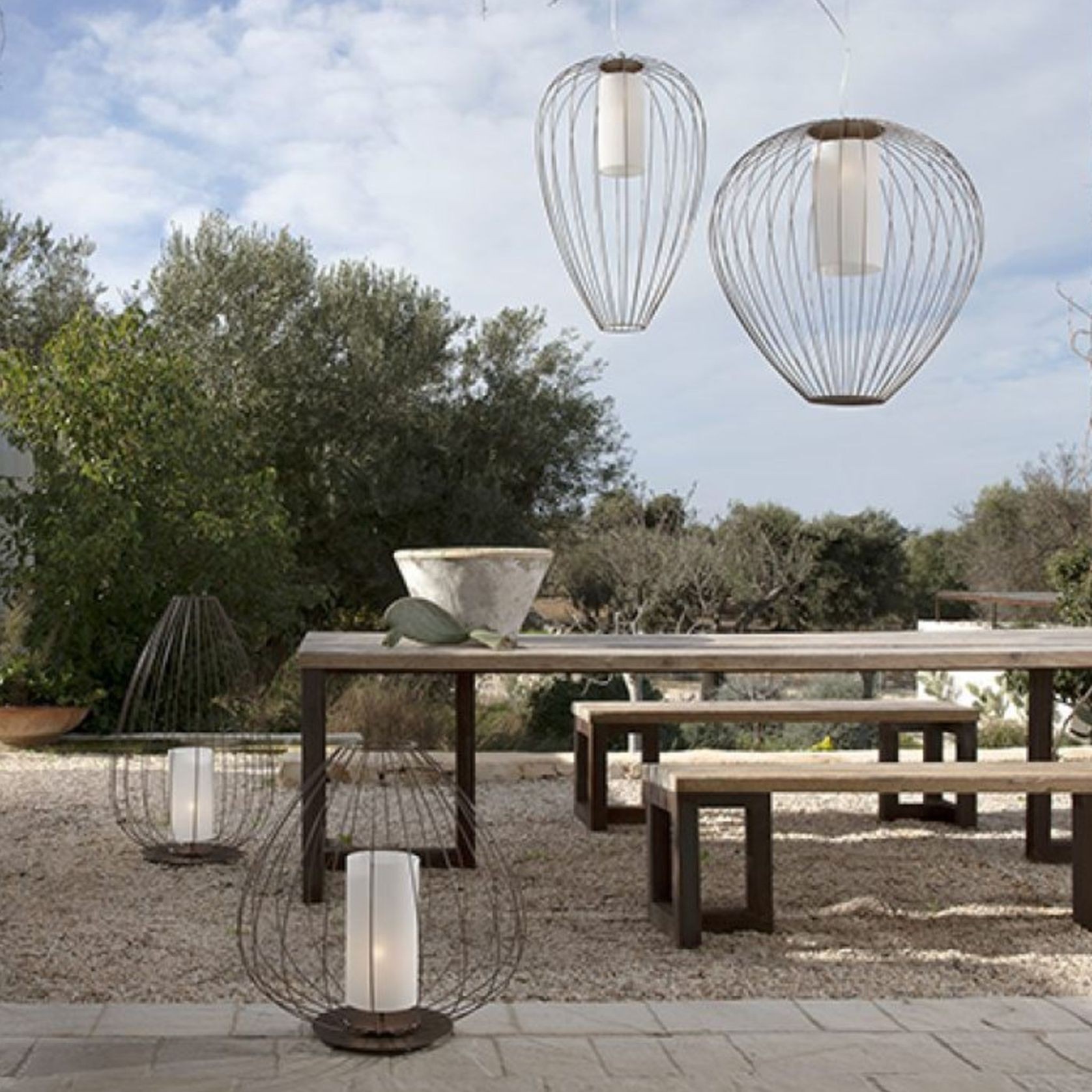Cell Outdoor Pendant Light gallery detail image