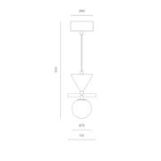 Oneta Pendant Light gallery detail image