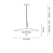 Luna Pendant Light gallery detail image