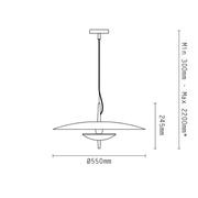Luna Pendant Light gallery detail image