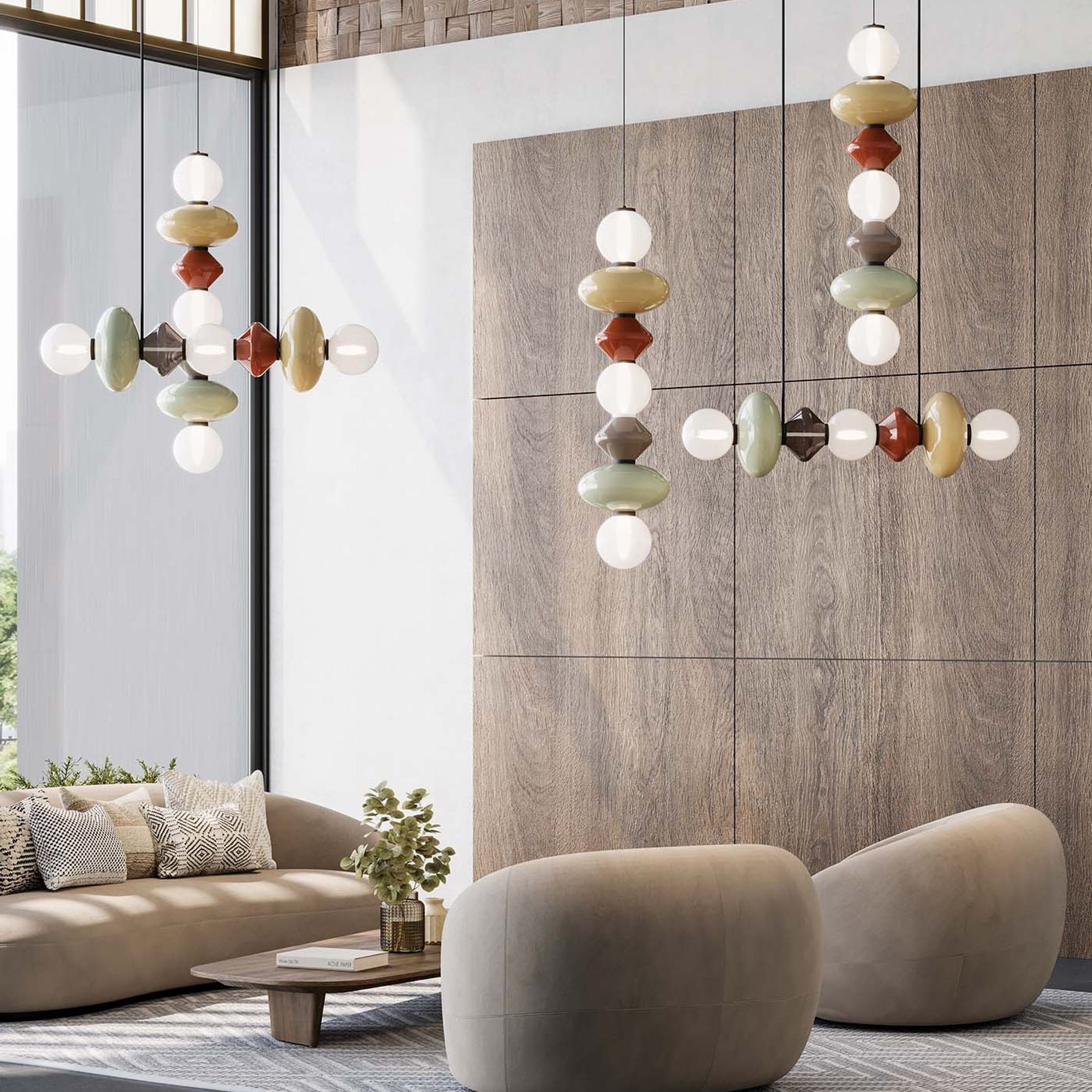 Mapi Vertical Pendant Light gallery detail image