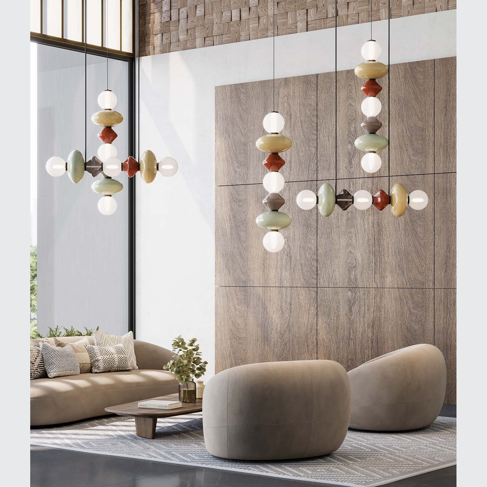Mapi Vertical Pendant Light gallery detail image