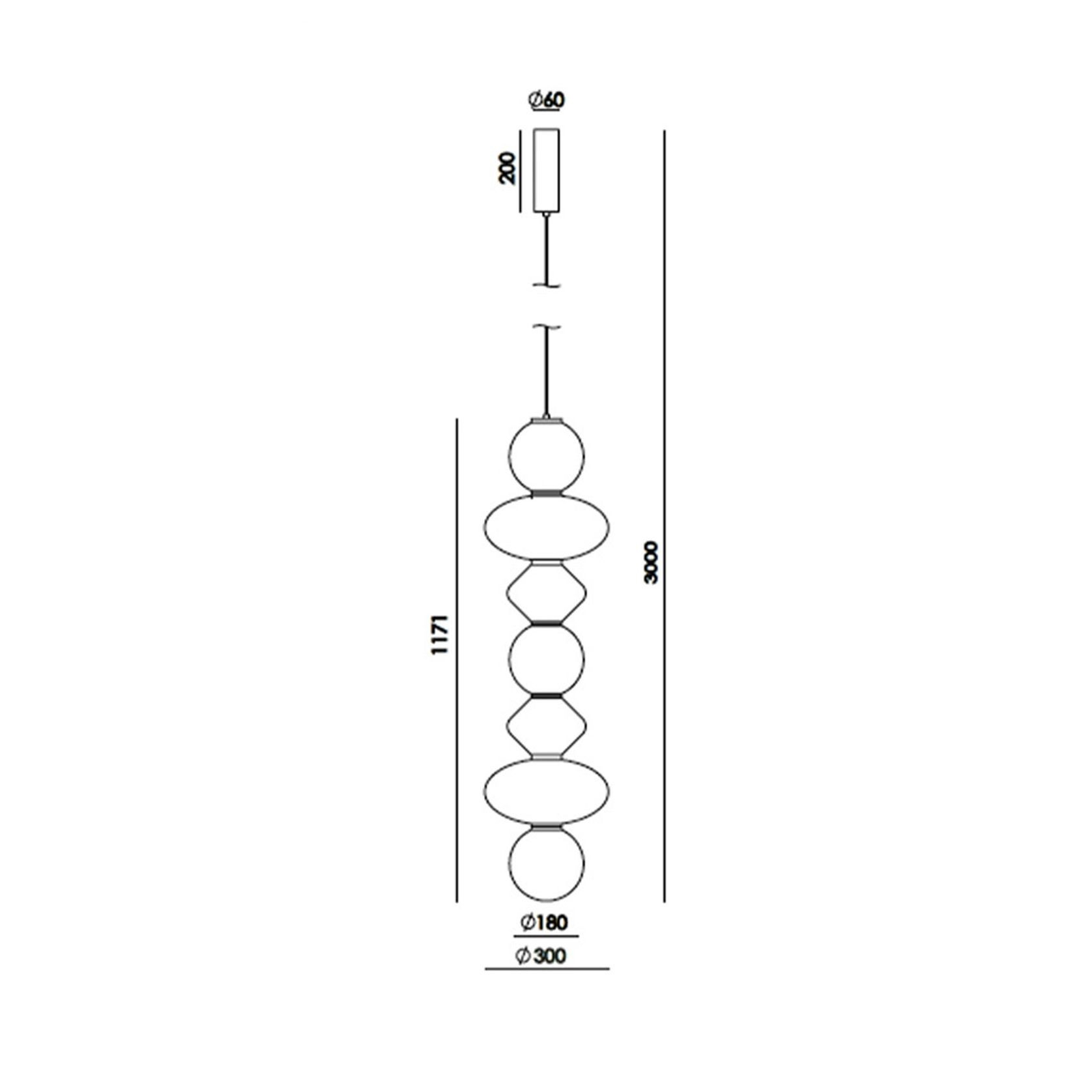 Mapi Vertical Pendant Light gallery detail image