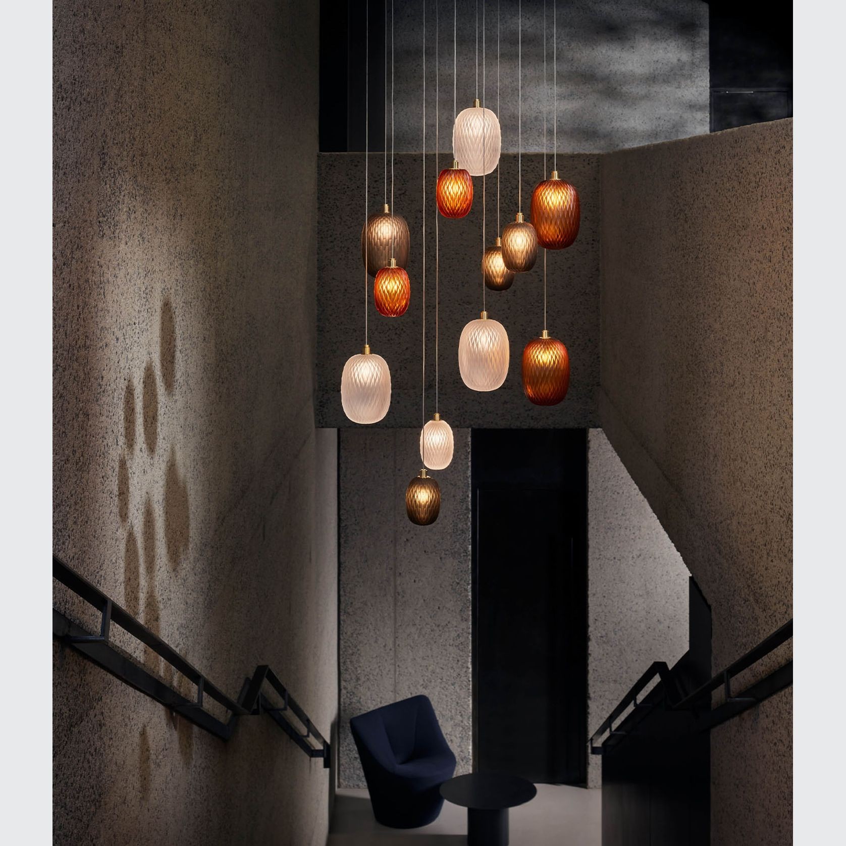 Metamorphosis Gold Pendant Light gallery detail image