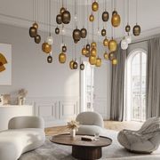 Metamorphosis Gold Pendant Light gallery detail image