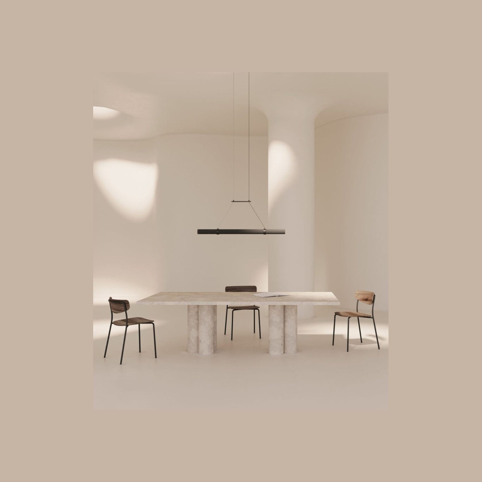 Niro Linear Pendant Light gallery detail image