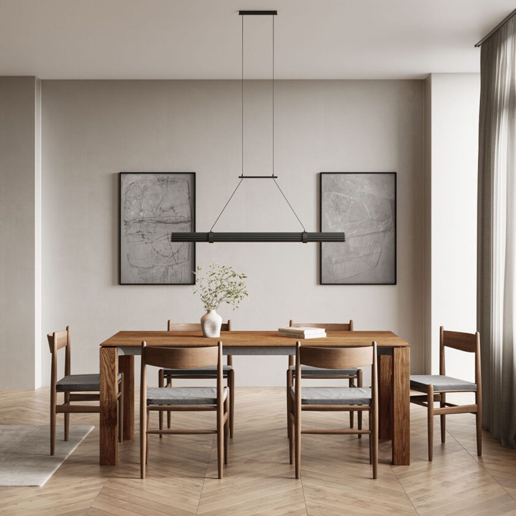 Niro Linear Pendant Light gallery detail image