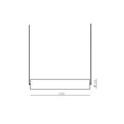 Nooi Linear Pendant Light gallery detail image