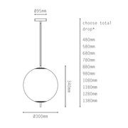 Nova Globe Pendant Light gallery detail image