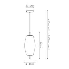 Nova Slim Pendant Light gallery detail image