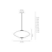 Nova Wide Pendant Light gallery detail image