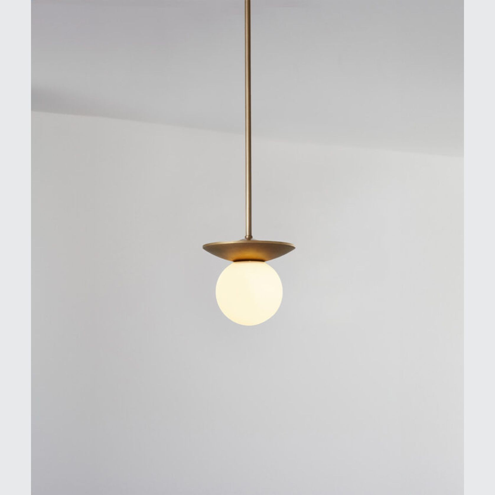 Orbit Brass Pendant Light gallery detail image