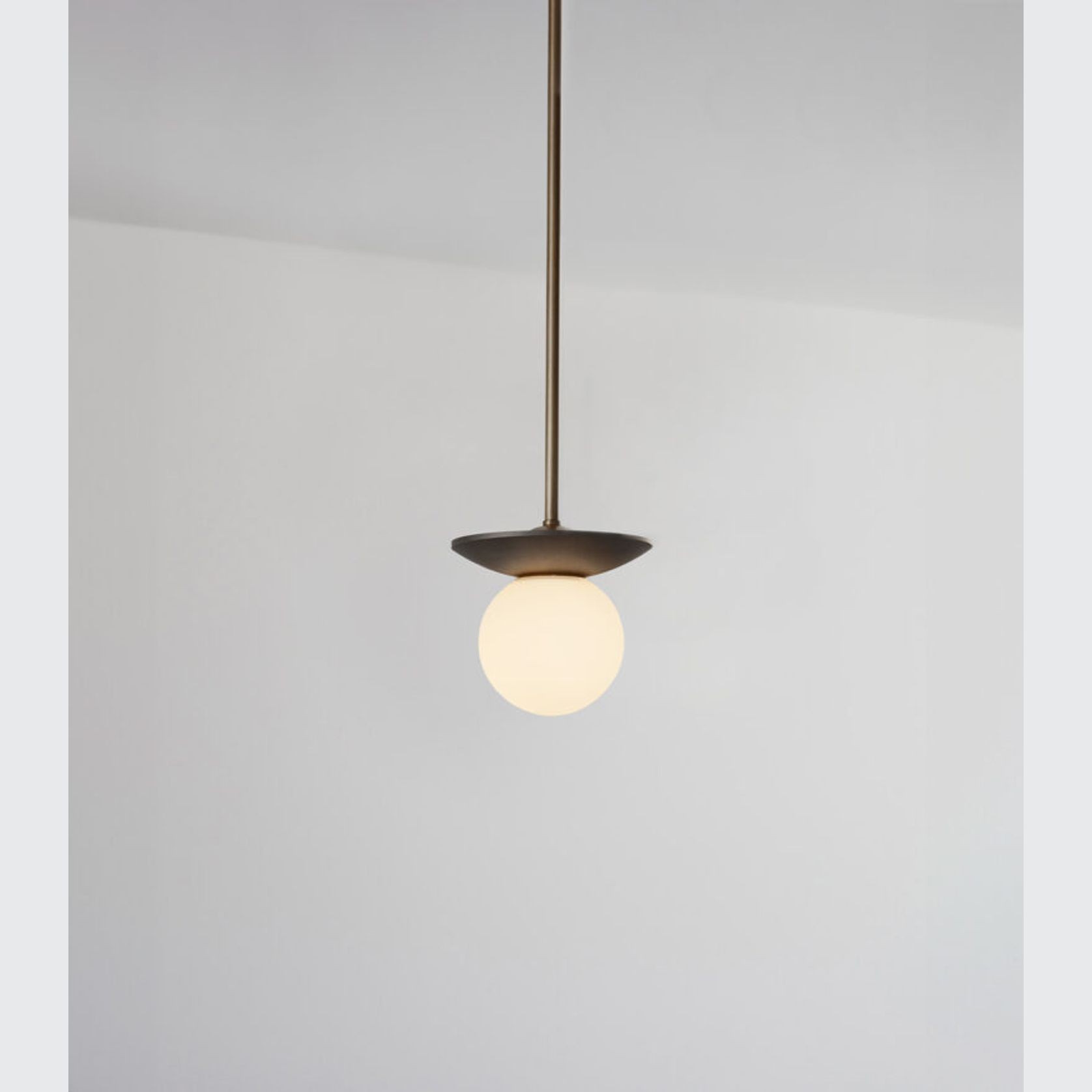 Orbit Brass Pendant Light gallery detail image