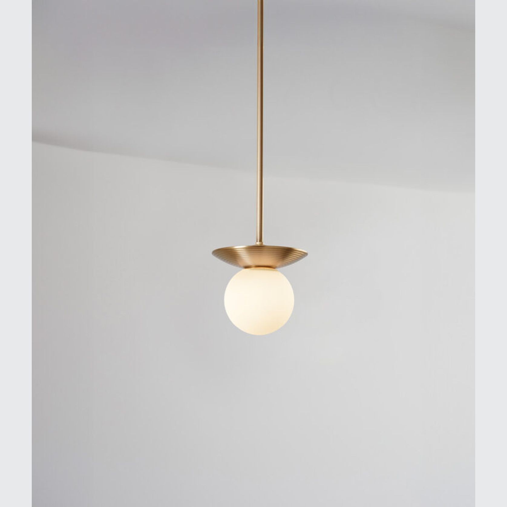Orbit Brass Pendant Light gallery detail image