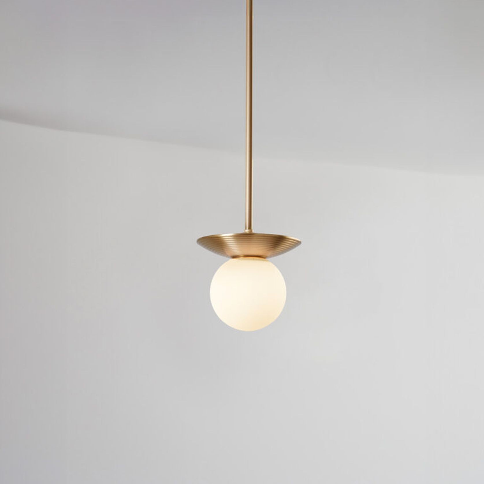 Orbit Brass Pendant Light gallery detail image