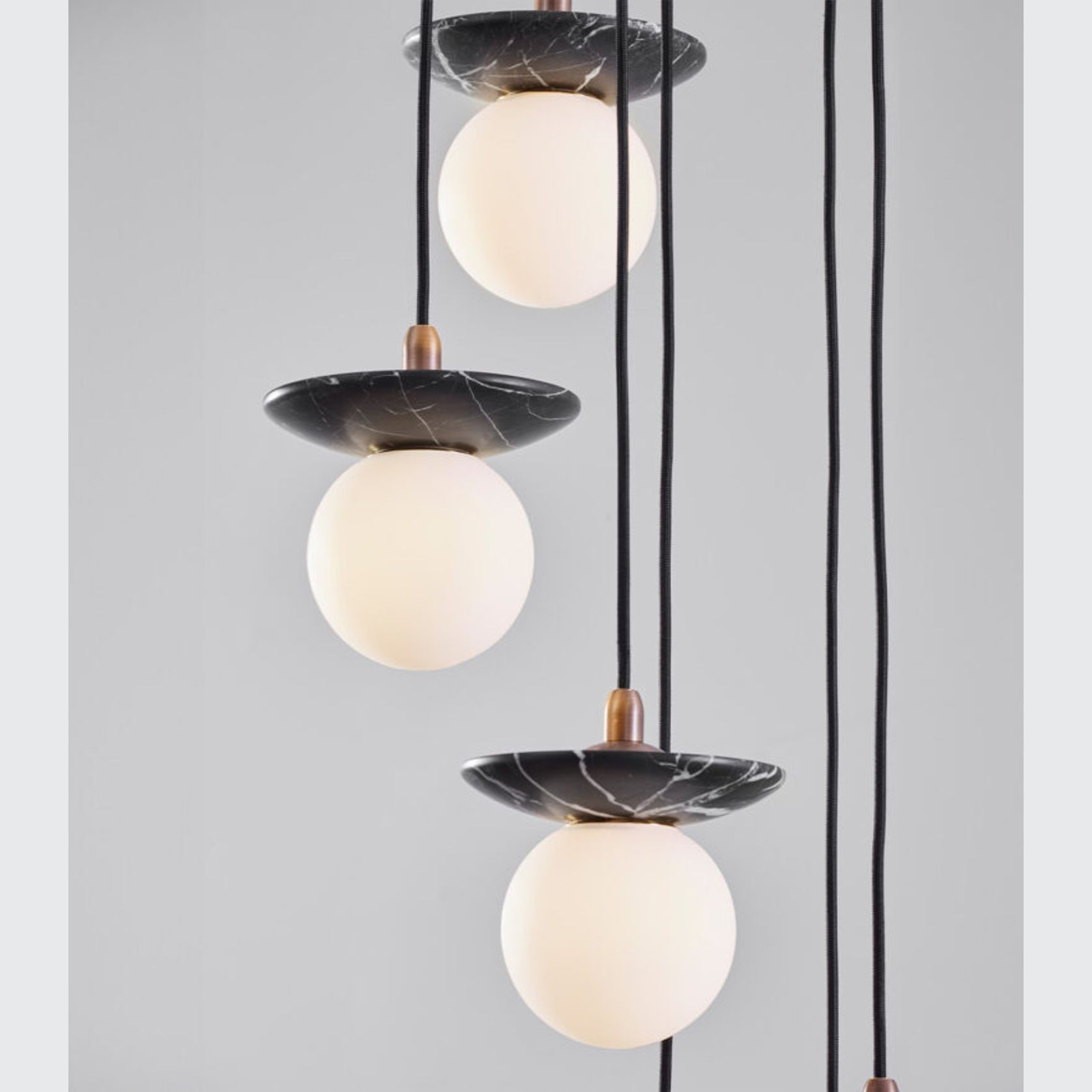 Orbit Stone 6lt Pendant Light gallery detail image