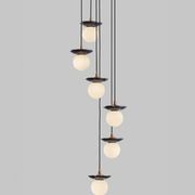 Orbit Stone 6lt Pendant Light gallery detail image