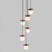 Orbit Stone 6lt Pendant Light gallery detail image