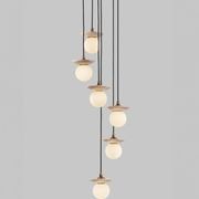 Orbit Stone 6lt Pendant Light gallery detail image