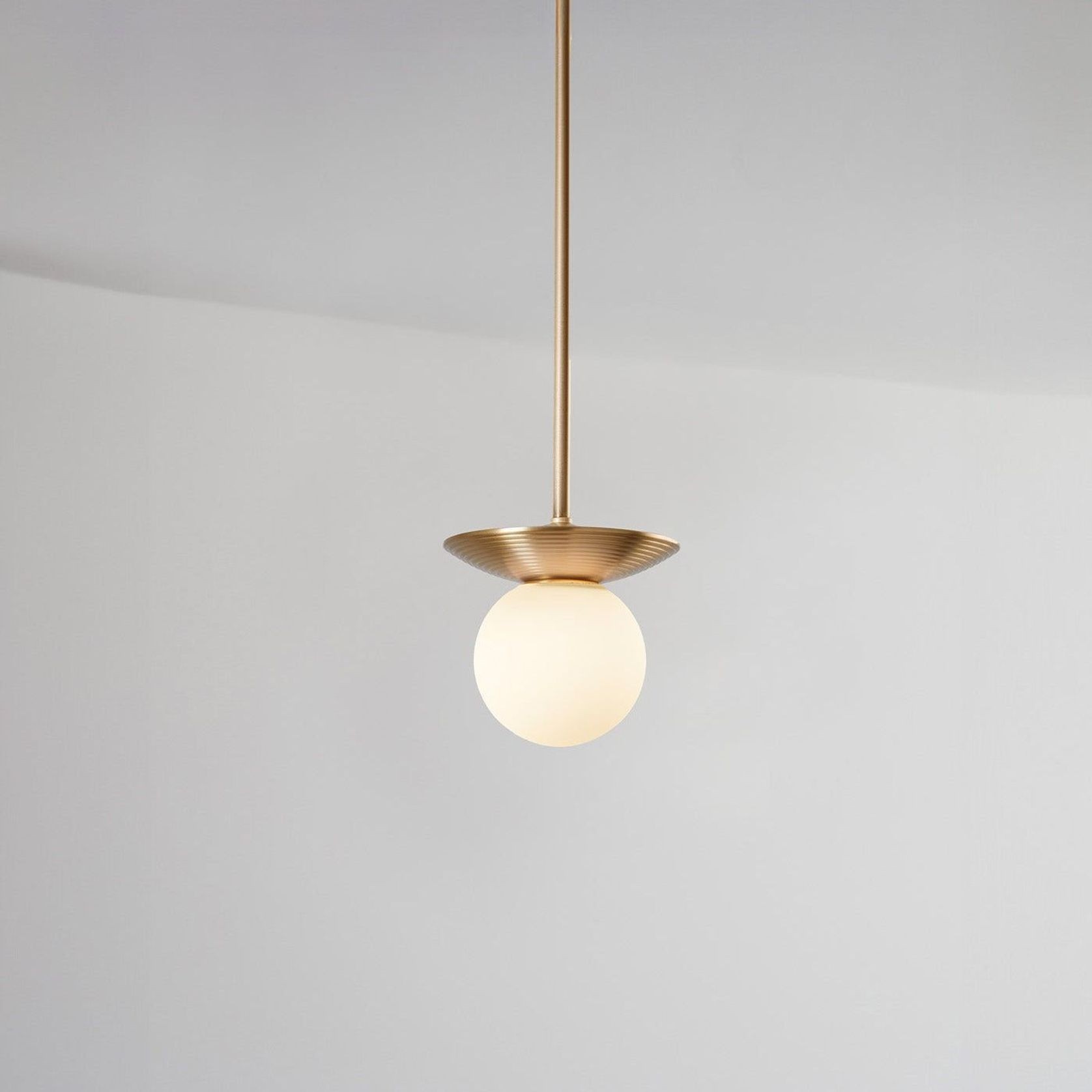 Orbit Brass Pendant Light gallery detail image