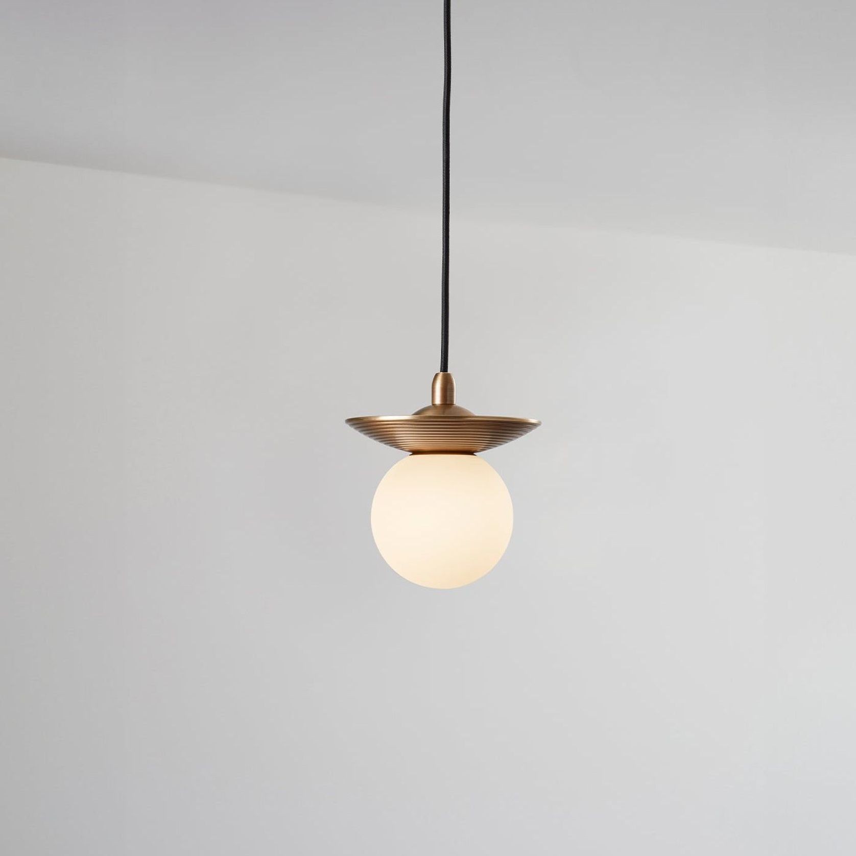 Orbit Brass Pendant Light gallery detail image