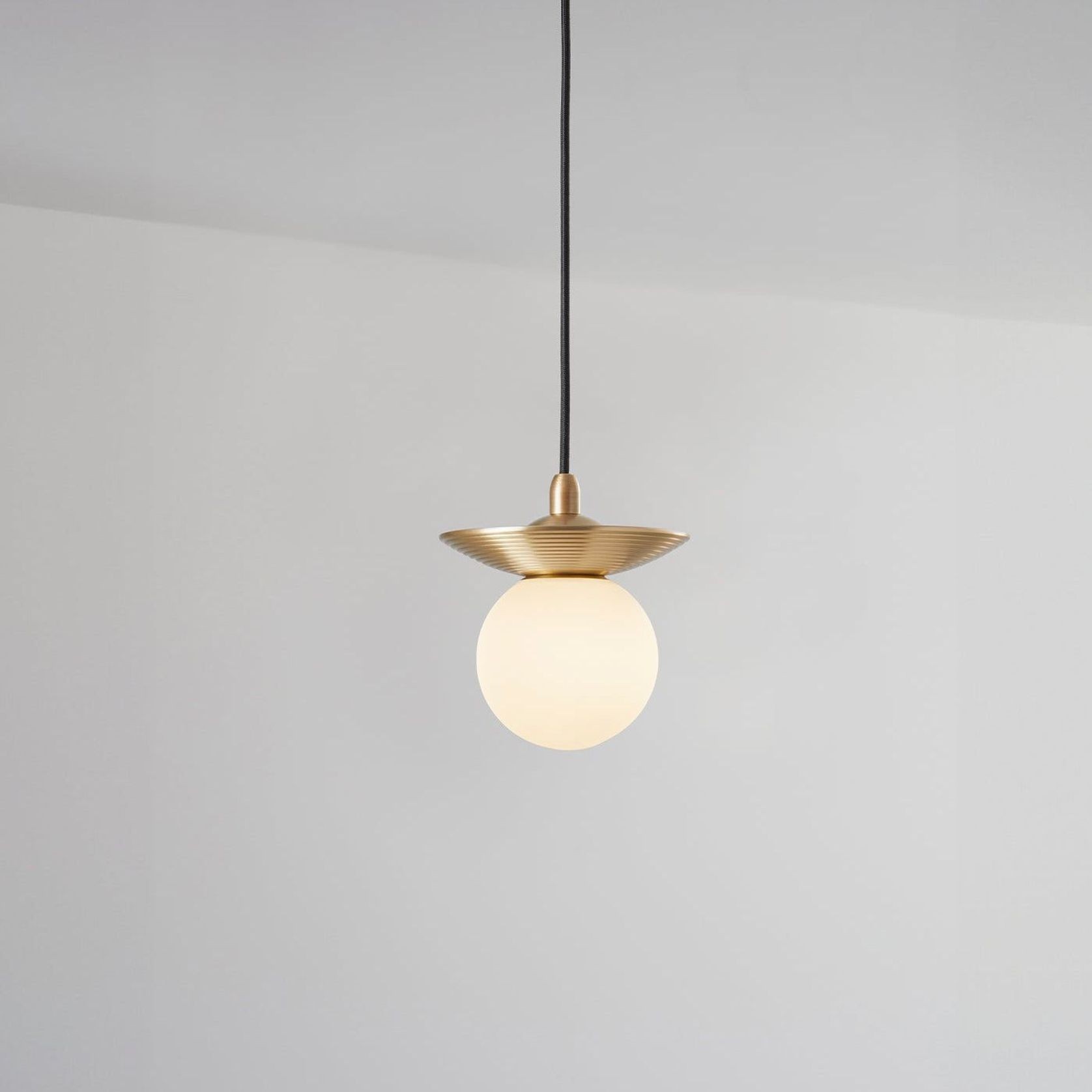 Orbit Brass Pendant Light gallery detail image