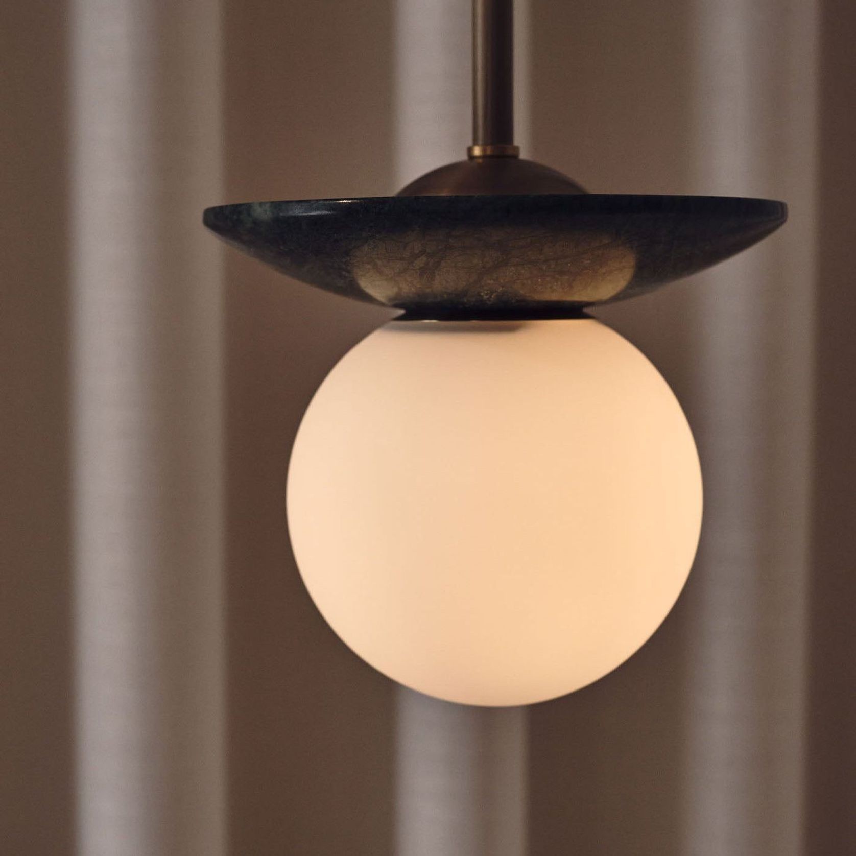 Orbit Stone Pendant Light gallery detail image