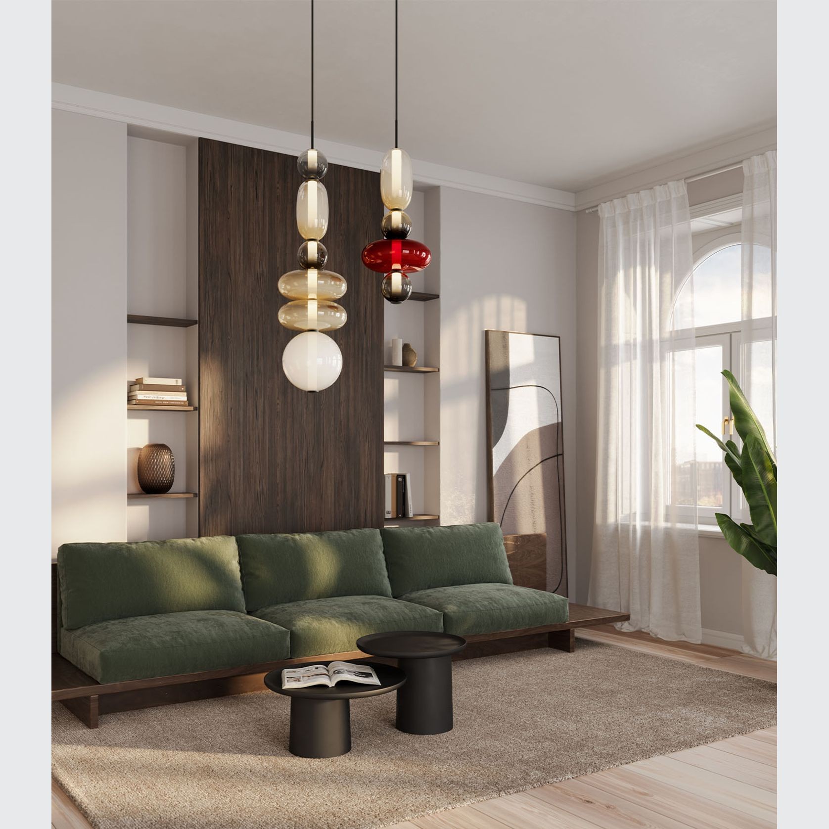 Pebbles Small Pendant Light gallery detail image