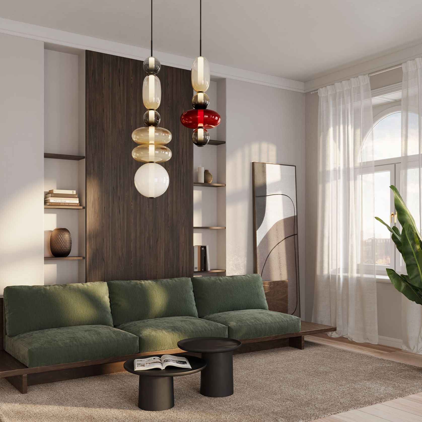 Pebbles Small Pendant Light gallery detail image