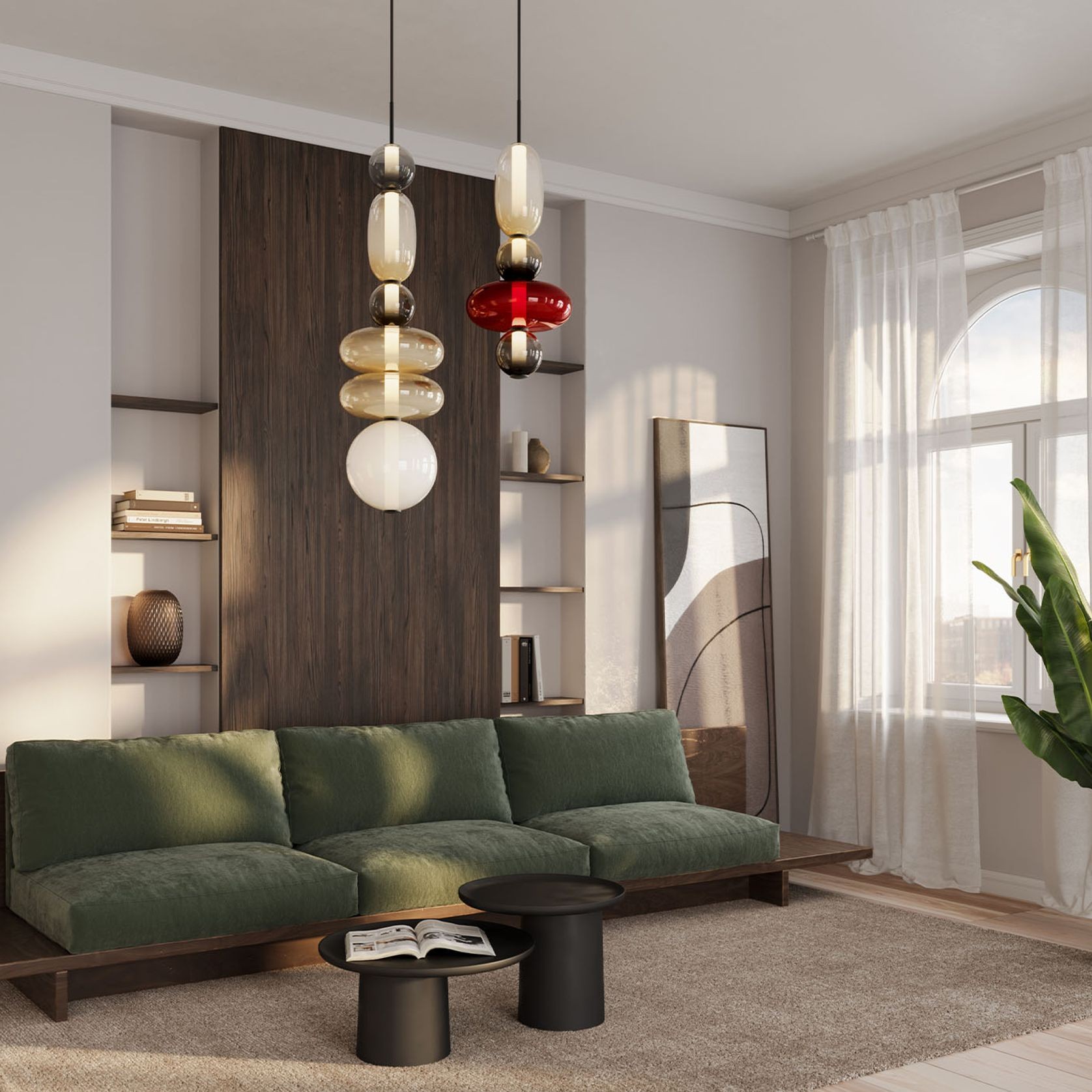 Pebbles Small Pendant Light gallery detail image